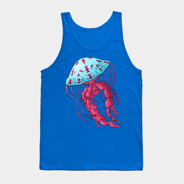 Jellyfish Shirt Tank Top by TriBlurr84